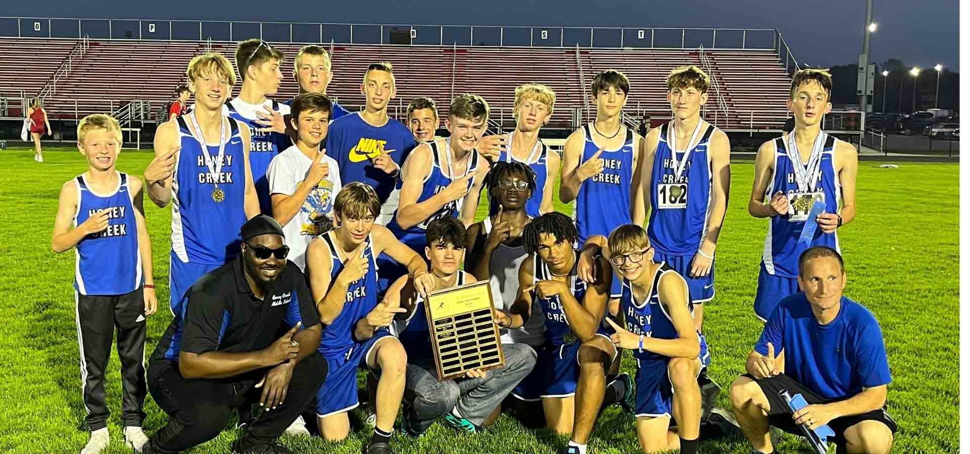 County Champs – 7th/8th Gr. Track Team!