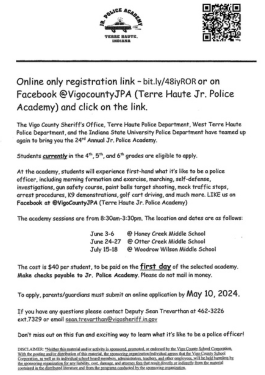 Terre Haute Jr. Police Academy